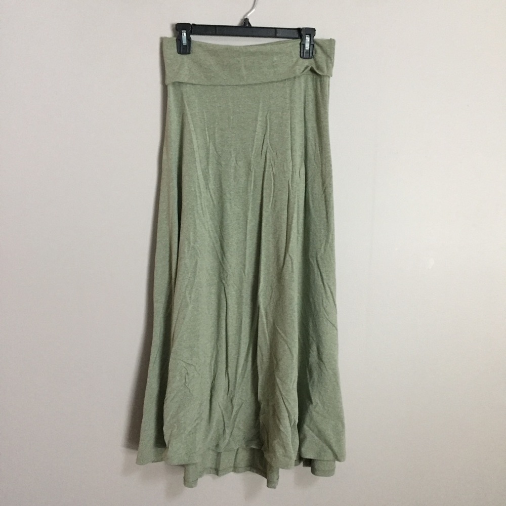 Olive Green Maxi Skirt